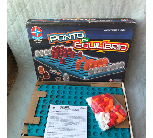 Jogo De Tabuleiro Ponto De Equilíbrio Estrela Anos 90 (Usado)