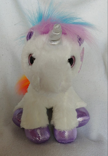 Unicornio Blanco Sparkle Tales Aurora 35largox26alto Nuevo