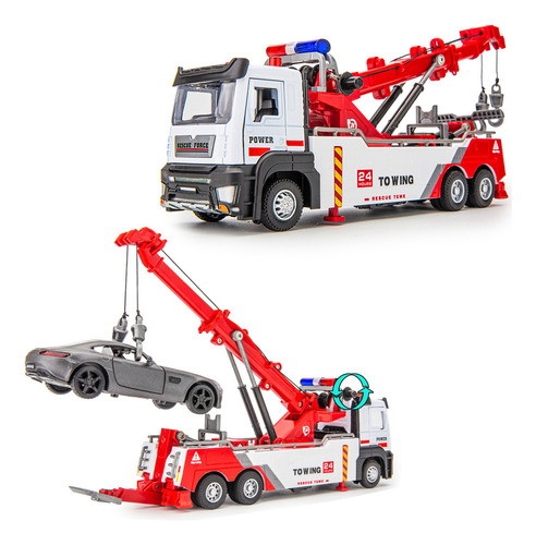 Miniature Car Engineering Vehicle Toy With Light And Sound