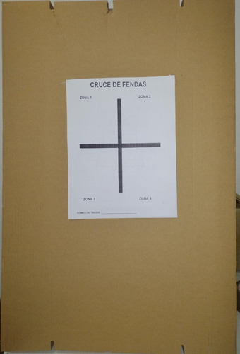 Silueta Cruce De Fendas (block De 100 Hojas) 28x21.5cm
