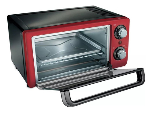 Horno Tostador Oster® Rojo Con Capacidad Para 10 Litros