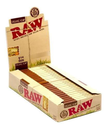 Papel Raw Organic 1 1/4, Aqua Live 