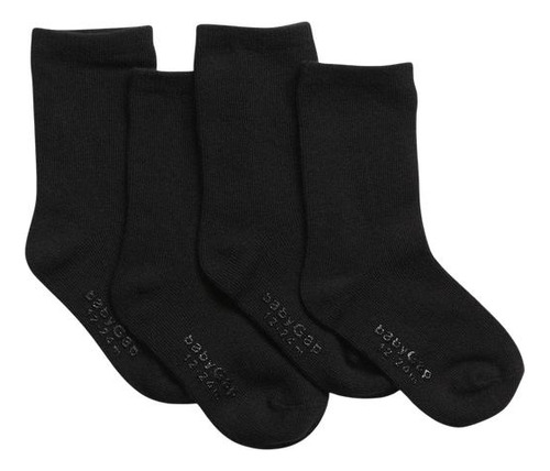 Calcetines Pack De 4 Bebé Gap Negro