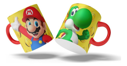 Mugs Mario Bros Modelo 7 Pocillo