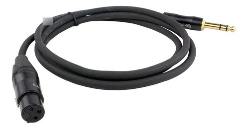 Cable Audio Xlr Hembra A Plug De 1/4 Balanceado De 7,5 Mt