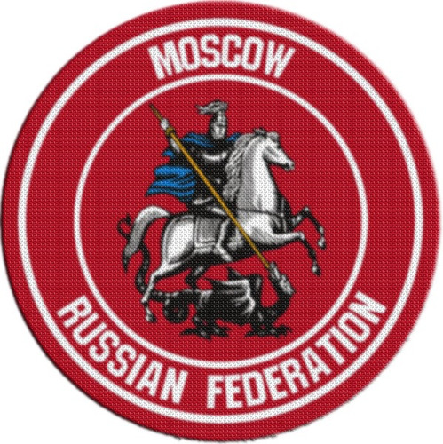 Parche Escudo Circular Rusia Moscu