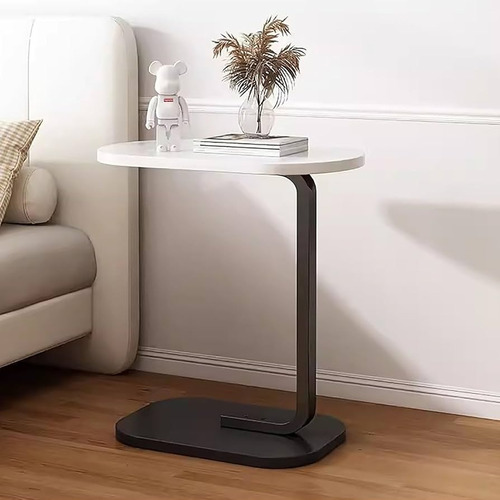 Mesa Auxiliar De Centro, Diseño Moderno, Para Sala, Oficina Blanco