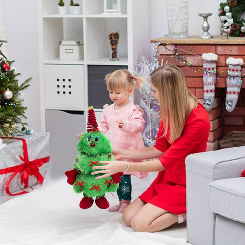Árbol De Navidad Cantante Árbol De Navidad De Peluche Con Mú