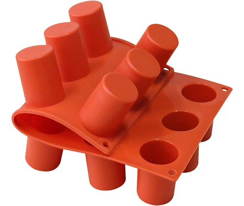 Molde Cilindrico Topys De Silicona Para Fondant, 15 Cavid...