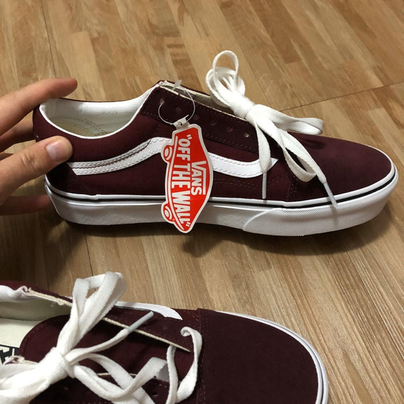 tenis vans feminino vinho mercado livre