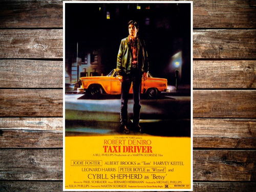 Poster Pelicula Taxi Driver 47x32cm 200grms 
