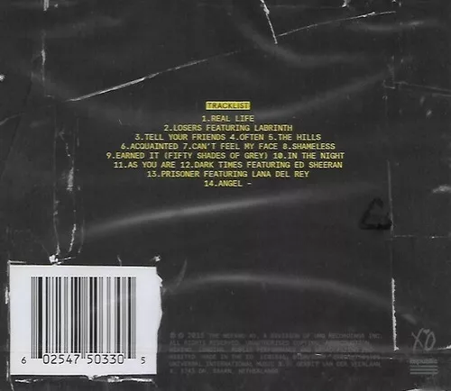 Cd The Weeknd / Beauty Behind The Madness (2015) Europeo