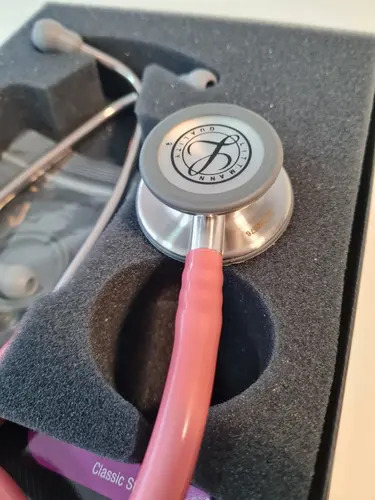 Estetoscópio 3m Littmann Classic Ill Rosa Pérola 5633