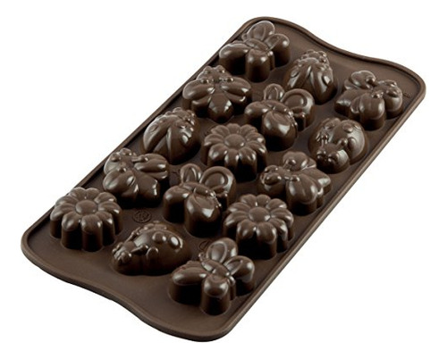 Molde Fácil De Silicona Silikomart Para Chocolate, Springlif