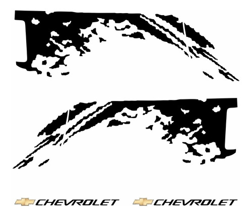 Adesivo Chevrolet S10 Cabine Dupla 2012 Imp288
