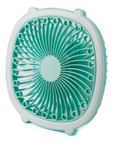 Ventilador De Mesa Recargable Con Luz Led 49.53 Cm Agua Blanco Plástico 3