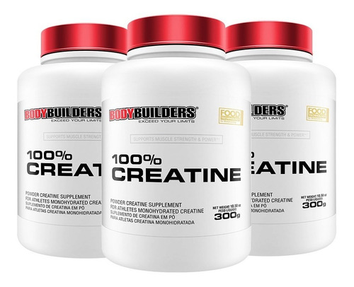 Combo 3x 100% Creatina 300g - Pronta Entrega!