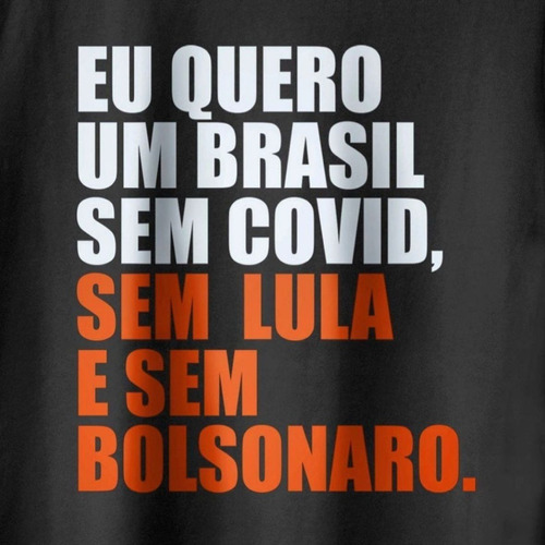 Imagem 1 de 4 de Stikers Eu Quero Um Brasil Sem Covid Sem Lula  Sem Bolsonaro