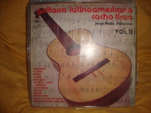 Vinilo Cacho Tirao Padin Guitarra Latinoamericana Vol 2 F2