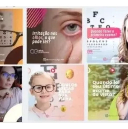 Templates Editáveis Para Óticas No Canva Crie Posts