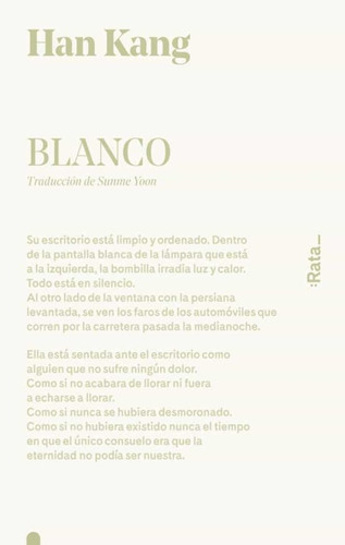 Blanco - Han Kang
