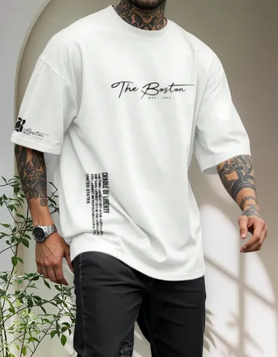 MLB 5578321092 Camisa Oversized The Boston Camiseta Moda Gringa Estilosa JM