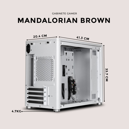 Gabinete Xtreme Mandalorian Edition Micro Torre Usb-c