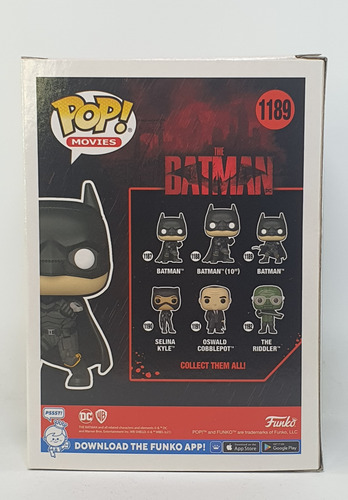 Funko Pop Batman The Batman Movie Dc Comics (Usado)