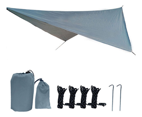 Lona Para Acampar, Toldo Para Tienda De Campaña, Toldo Gris