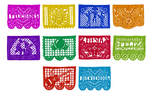 50 Metros De Papel Picado - Cumpleaños Para Adulto