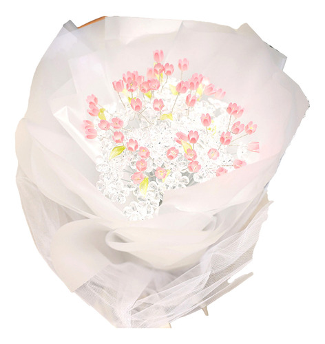 Tulip Glowing Bouquet Light Strip Diy Handcraft Beautiful