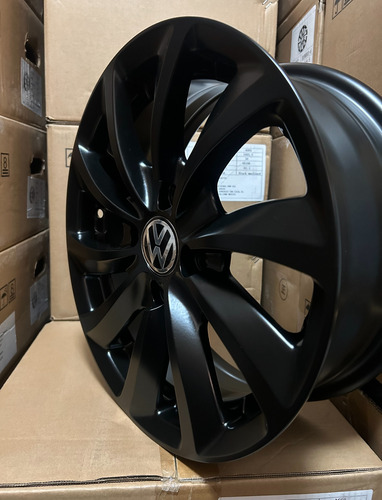 Rines 14 Vw Gol Saveiro Pointer Jetta A3 4/100 Satin Black