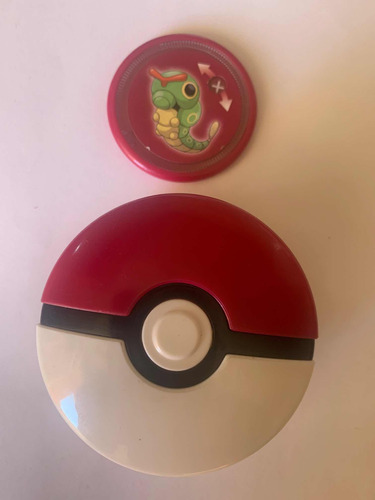 Pokemon Pokebola Y Disco De Pokemon Caterpie (Usado)