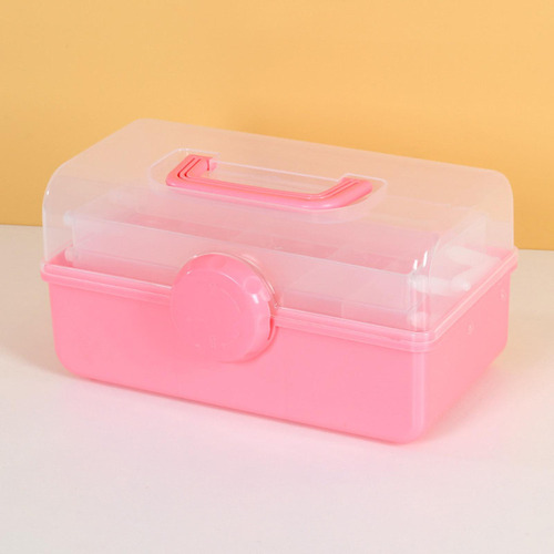 Am Caja De Almacenamiento De 3 Capas, Organizador De Rosa Y