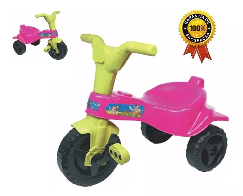 Motinha Triciclo Motoca Infantil Mini Veículo Rosa C/ Pedal