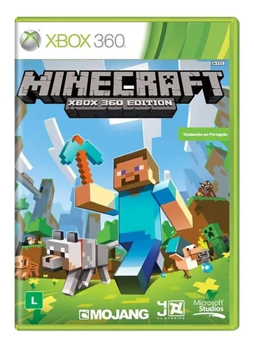 Jogo Minecraft Xbox 360 Usado Original Midia Fisica