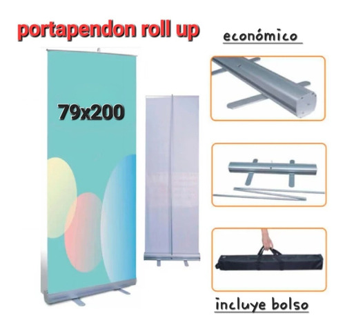 Porta Pendón Portapendon Roll Up ,araña Retráctil 