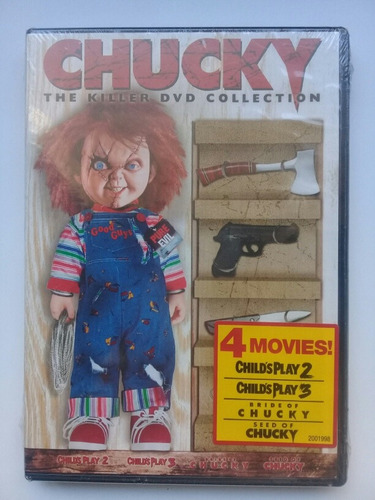 Chucky The Killer Dvd Collection 4 Peliculas Nuevo