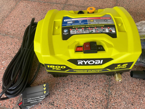 Hidrolavadora Eléctrica Ryobi Presion 1800 Psi