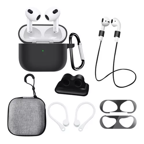 Funda Silicona Kit 5 accesorios para Airpods Pro