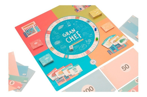 Imagen 3 de 4 de Juego Mesa Niños Gran Chef Didáctico Habilidades Matemáticas
