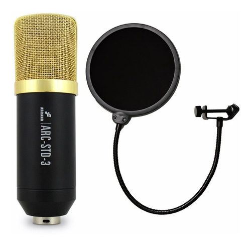 Kit Arcano Com 1 Microfone Arc-std-3 + 1 Pop Filter Am-f1