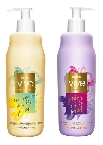 Loción Hidratante Vive 400 Ml. Esika Karité Y Vitamina E