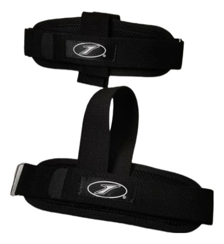 Straps Con Muñequera Para Pesas, Algodón, Gym, Crossfit, Color Negro
