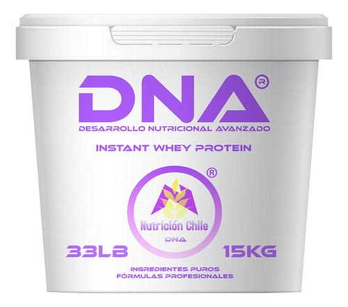 Proteína D N A® - Sabor Plátano - Balde - 15kg - 33lb