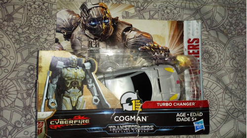 Transformers Cyberfire Cogman One Step Caja Dañada