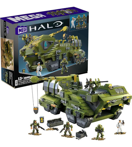 Mega Construx Halo Elephant Unsc 2040 Piezas (Usado)