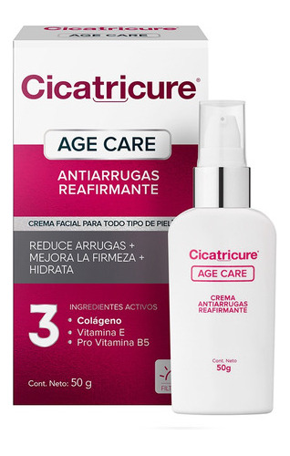 Cicatricure Age Care Antiarrugas Reafirmante Facial 50g 