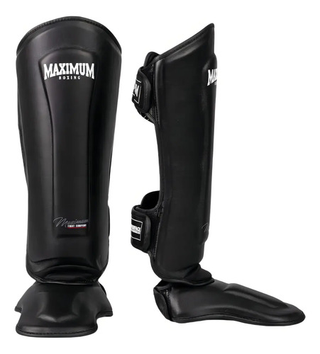 Caneleira Muay Thai E Kickboxing Maximum Alta Performance Cor Preto Tamanho P