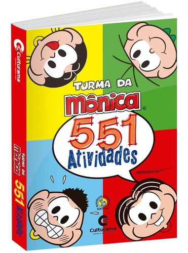 Livro De Atividades Turma Da Mônica 551 Exercícios